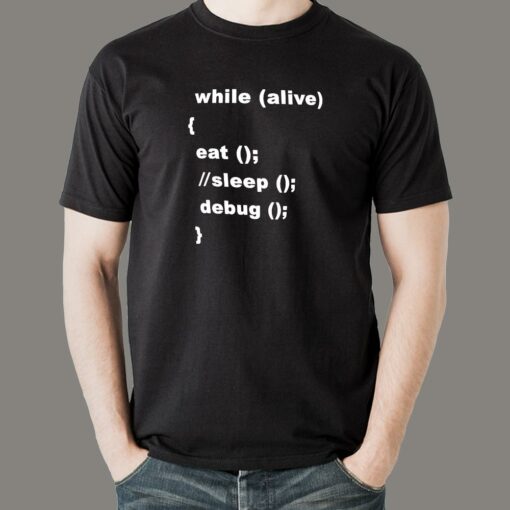 Eat Sleep Debug Repeat Programmer’s Tee