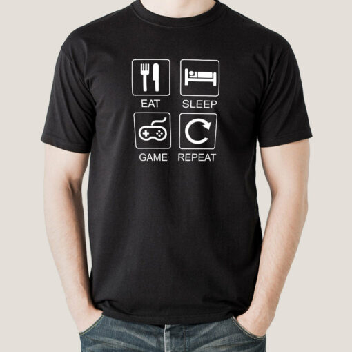 Eat Sleep Game T-shirt