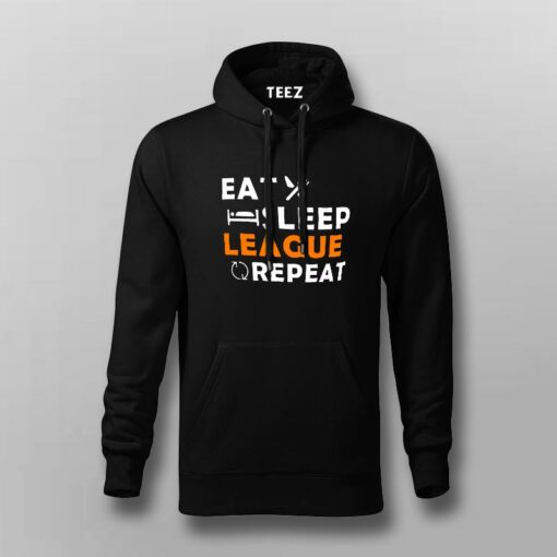 Eat Sleep League Repeat T-Shirt