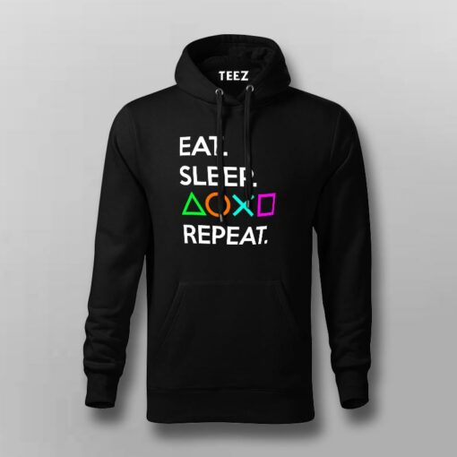 Eat Sleep Playstation Repeat Men’s Gaming T-Shirt