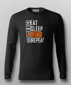 Eat Sleep Pubg Repeat Funny Gaming T-Shirt For Men 2 Eat Sleep Pubg Repeat Funny Gaming T Shirt For Men 3