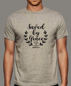 Ephesians 28-9 Saved by Grace Men’s T-Shirt Ephesians 28-9 Saved by Grace Men’s T-Shirt