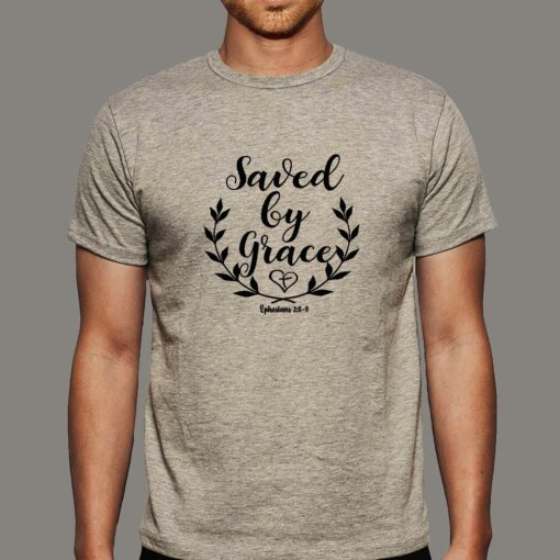 Ephesians 28-9 Saved by Grace Men’s T-Shirt