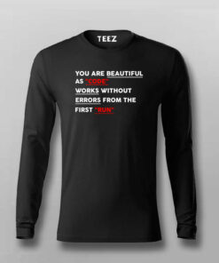 Error-Free Code Beauty Men’s T-Shirt – Flawless Code Dream Error-Free Code Beauty Men’s T-Shirt – Flawless Code Dream