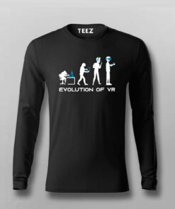 Evolution of Man Virtual Reality T-Shirt For Men Evolution of Man Virtual Reality T-Shirt For Men