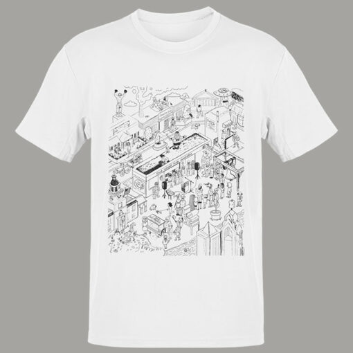 Four Seasons Total Landscaping Cartoon Tee