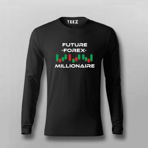 Future Forex Millionaire Day Trader Stock T-Shirt For Men