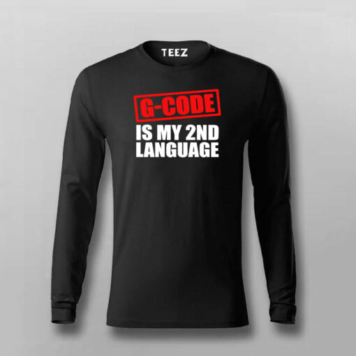 G code Is My 2nd Language Programmer T-shirt For Men