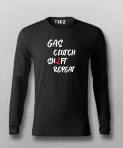 GAS CLUTCH SHIFT REPEAT T-shirt For Men GAS CLUTCH SHIFT REPEAT T-shirt For Men