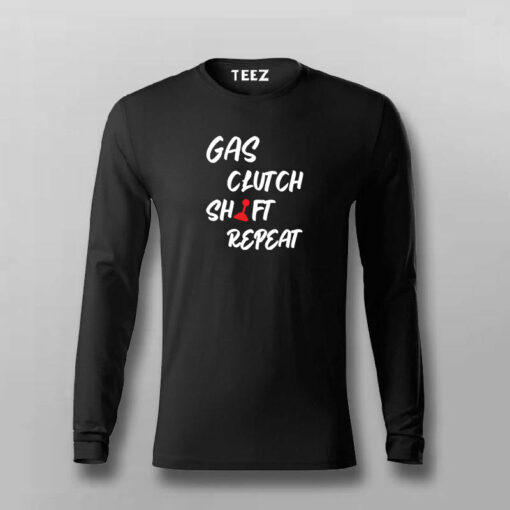 GAS CLUTCH SHIFT REPEAT T-shirt For Men