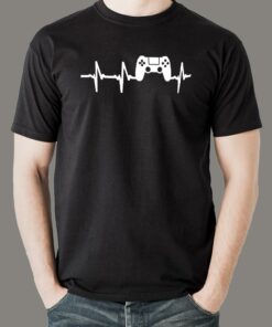 Gamer Heartbeat T-Shirt For Men Gamer Heartbeat T-Shirt For Men