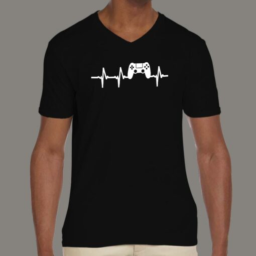 Gamer Heartbeat T-Shirt For Men