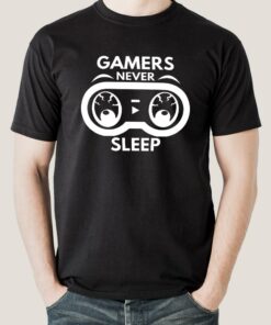 Gamer’s Never Sleep – Men’s T-Shirt Gamer’s Never Sleep – Men’s T-Shirt