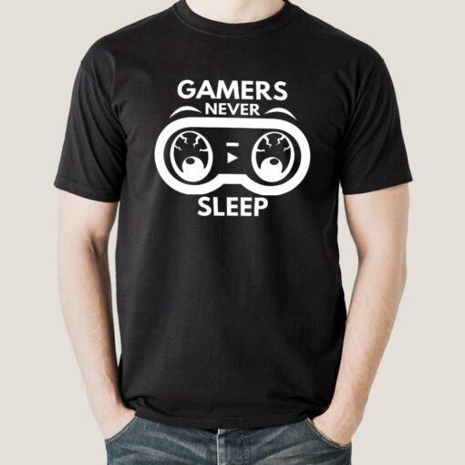 Gamer’s Never Sleep – Men’s T-Shirt