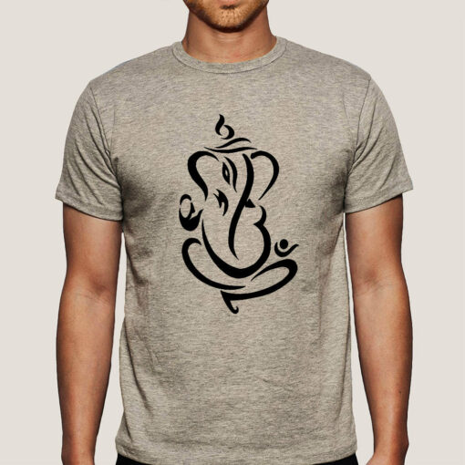 Ganesh Line Art Men’s T-shirt