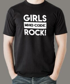 Girls Who Code Rock’ – Empowering Women in Tech T-Shirt Girls Who Code Rock’ – Empowering Women in Tech T-Shirt