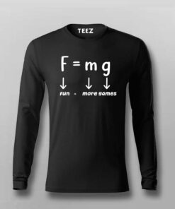 Gravity Fun Equation Gamer’s Physics T-Shirt Gravity Fun Equation Gamer’s Physics T-Shirt