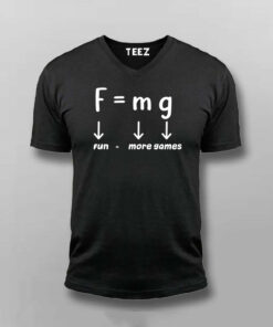 Gravity Fun Equation Gamer's Physics T-Shirt 3 Gravity Fun Equation Gamers Physics T Shirt 4