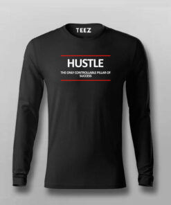 HUSTLE SLOGAN T-shirt For Men HUSTLE SLOGAN T-shirt For Men