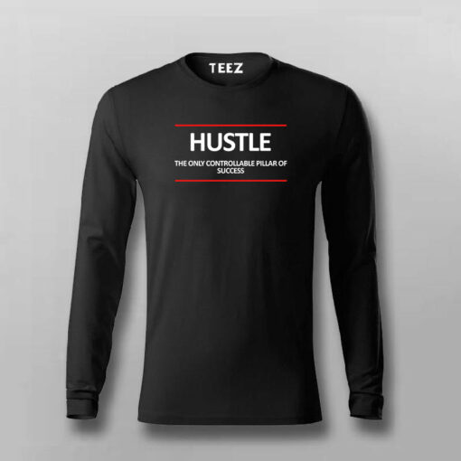 HUSTLE SLOGAN T-shirt For Men