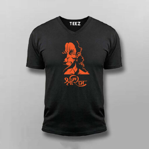 Hanuman Hindu God Jai Shri Ram T-Shirt