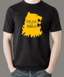 Hear Me Roar GOT House Lannister T-Shirt For Men Hear Me Roar GOT House Lannister T-Shirt For Men
