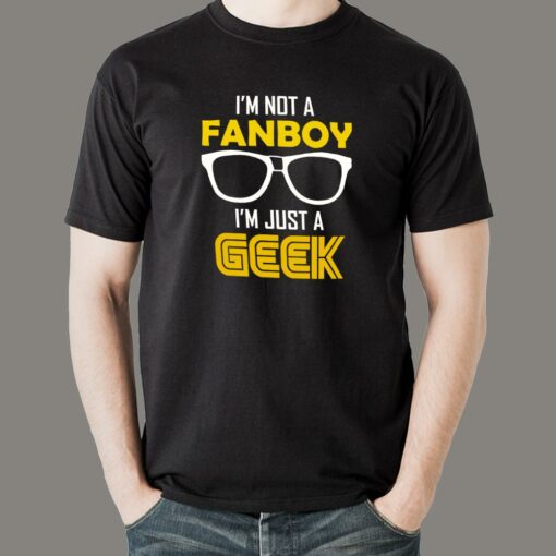 I Am Not A Fanboy Just A Geek – Tech Enthusiast Tee