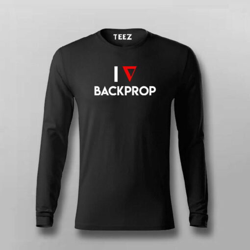 I Heart Backprop  T-Shirt For Men