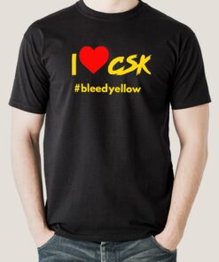 I Love CSK Men’s Chennai Super Kings Cotton T-shirt I Love CSK Men’s Chennai Super Kings Cotton T-shirt