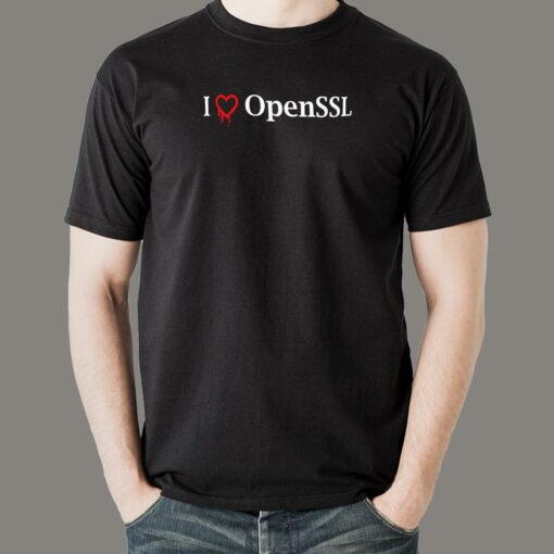 I Love Heartbleed OpenSSL Men’s T-Shirt – For Security Gurus