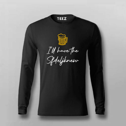 I Will Have Beer Sfdeljknesv Programmer T-shirt For Men