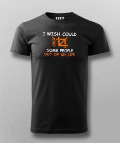 I Wise Could Crop Some People Out Of My Life T-Shirt For Men I Wise Could Crop Some People Out Of My Life T-Shirt For Men
