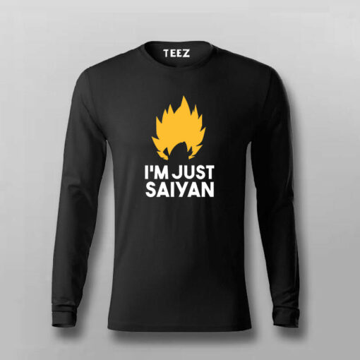 I’m Just Saiyan Anime T-shirt For Men