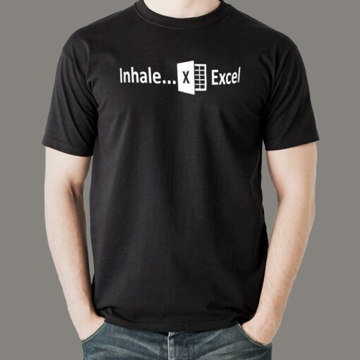 Inhale Exhale T-Shirt – Breathe, Code, Repeat