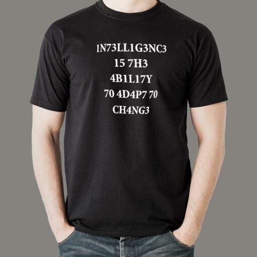 Intelligence Stephen Hawking Men’s T-Shirt