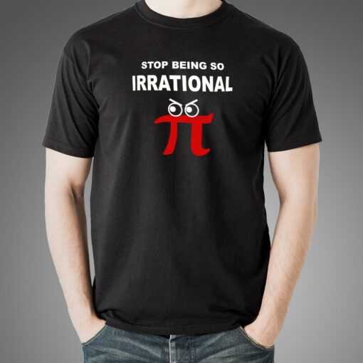 Irrational Pi Day Math Humor Men’s T-shirt