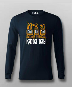 It’s Ctrl Alt Del End Task Kinda Day Funny Programmer T-shirt For Men It’s Ctrl Alt Del End Task Kinda Day Funny Programmer T-shirt For Men