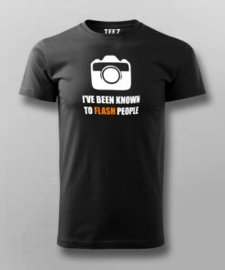 I’ve Been Known To Flash People Funny Photography T-Shirt For Men I’ve Been Known To Flash People Funny Photography T-Shirt For Men