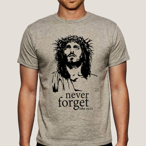 Jesus Crown of Thorns Devotion Men’s T-Shirt