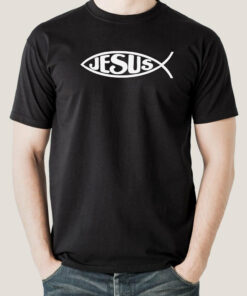 Jesus Fish Classic Christian Symbol Tee Jesus Fish Classic Christian Symbol Tee