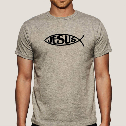 Jesus Fish Classic Christian Symbol Tee