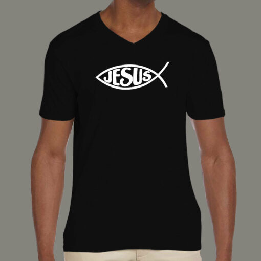 Jesus Fish Classic Christian Symbol Tee