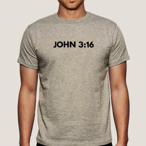 John 316 Bible Verse Men’s Christian T-shirt