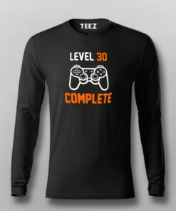 Level 30 Complete Video Gamer T Shirt 3