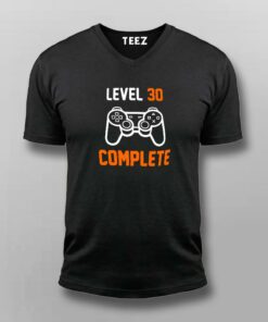 Level 30 Complete Video Gamer T Shirt 4