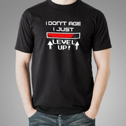 Level Up Gamer T-Shirt – Age is Just a Number