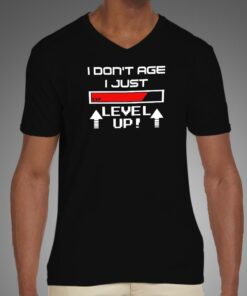 Level Up Gamer T Shirt Age is Just a Number 4