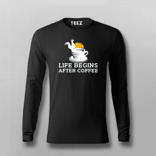 Life Begins After Coffee T-Shirt