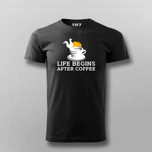 Life Begins After Coffee T-Shirt