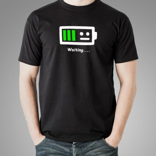 Low Battery – Waiting For Energy Men’s Tee